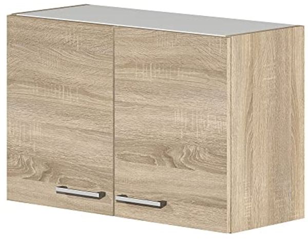 Flex-Well Hängeschrank Hängeschrank Küche - 80 cm breit - Sonoma Eiche – Salerno