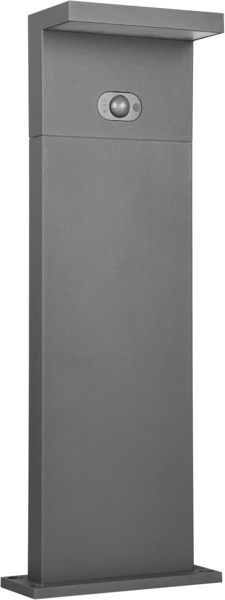 Sockelleuchte BLYDE mit Solar und Strom, Hybrid mit Bewegungsmelder Höhe 60cm