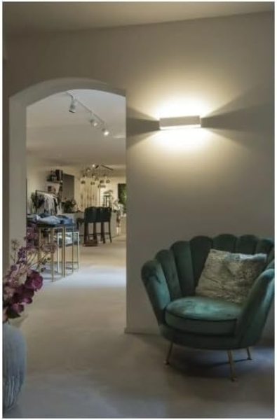 SLV Leuchte 1002843 LOGS IN L Indoor LED Wandaufbauleuchte Alu 3000K TRIAC dimmbar