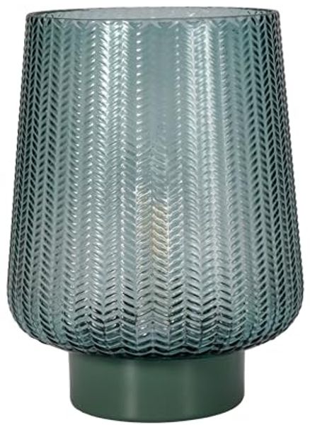 Pauleen LED Tischleuchte Pretty Glamour mobile Türkis, Leuchtmittel wechselbar, Warmweiß, E27, Timer Batterie