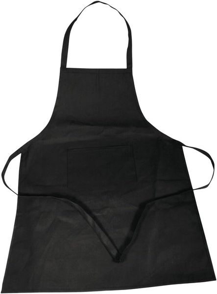 Baumwoll- Schürze, 70x95cm, SB-Btl 1Stück, schwarz (14,24 € pro 1 Stück)