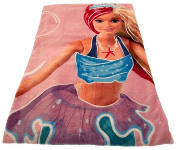 Barbie Coral Fleecedecke - 130 x 170 cm