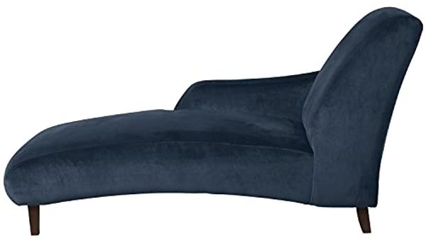 Evi Recamiere Armlehne links Samtvelours Petrol Buche Nussbaumfarben