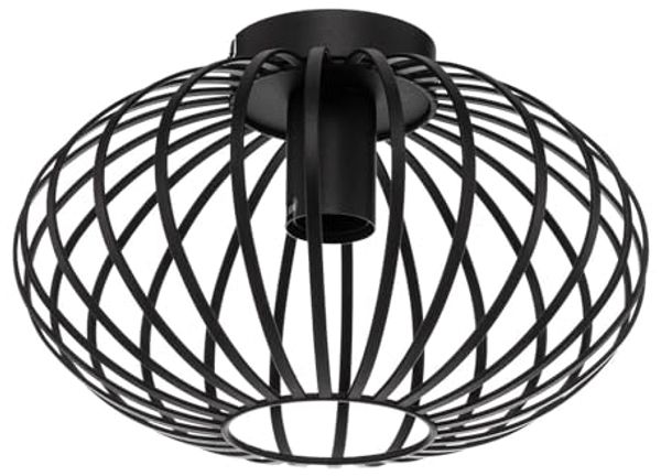 Lindby Deckenleuchten Maivi, Metall, Schwarz IP20, 1 x 15 W LED
