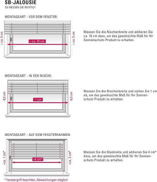 GARDINIA Alu-Jalousie, Sicht, 25 mm, Sonstige, 175x90 cm Bild 4