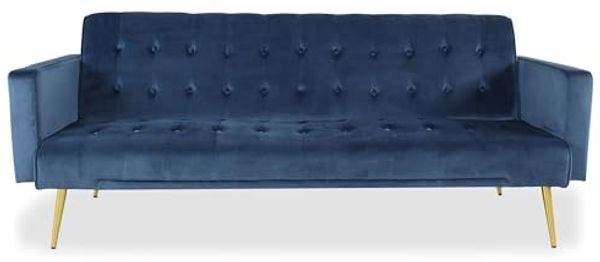 Menzzo Sofa, Blau, 191 x 79 x 78 cm