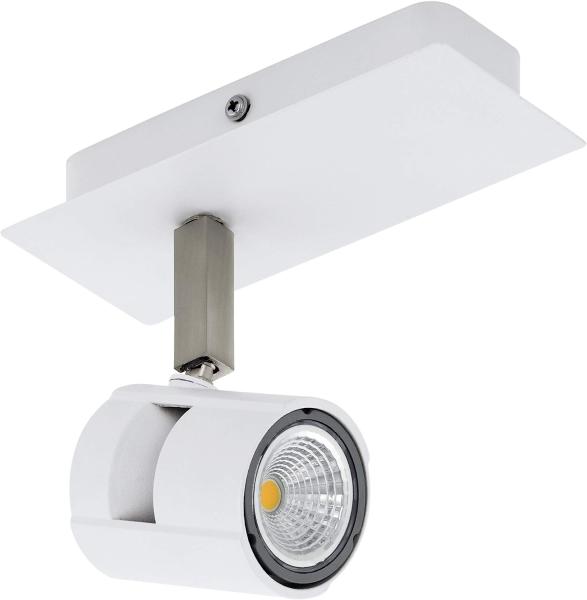 Eglo 97506 LED VERGIANO Alu, Stahl weiß, nickel-matt GU10 1X4,8W L:7cm H:16,5cm 3-Stufen dimmbar