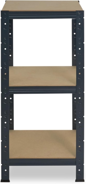 shelfplaza HOME 100x60x60 cm Schwerlastregal in anthrazit mit 3 Böden und 175 kg Traglast pro Boden Bild 4
