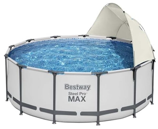 Bestway Sonnendach für Aufstellpools Weiß 93802