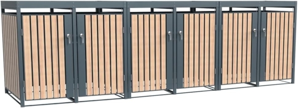 Westmann Metall Mülltonnenbox Planta | 6x240 L |