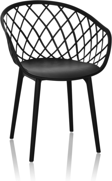 hjh OFFICE Schalenstuhl Schalenstuhl BEGIO B Kunststoff ohne Armlehnen (Einzeln), Esszimmerstuhl, Outdoor Gartenstuhl