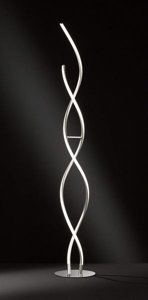 Wofi Led Stehlampe BONNEY nickel matt