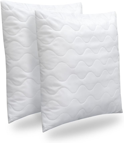 Heimtex Kopfkissen Steppkissen – waschbares Kissen mit Baumwollfaserfüllung, Bezug: 2er