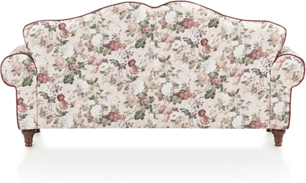 Sofa 3-Sitzer Elita in creme Landhaus Blumen 200 cm Bild 9