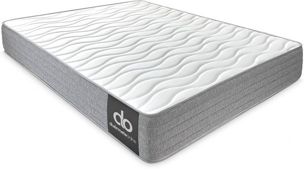 Duérmete Online - Matratze 120x200 cm, viskoelastisch, Frida mit Winter-/Sommerseite, ergonomisch, optimaler Komfort und Härte, hygienisch und atmungsaktiv, Dicke 25 cm