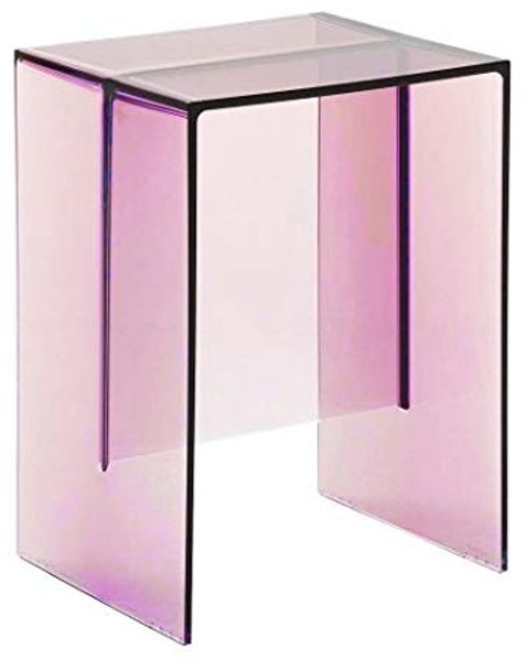 Kartell Max-Beam Hocker/Beistelltisch, Plastik, pink, 27 x 33 x 47 cm
