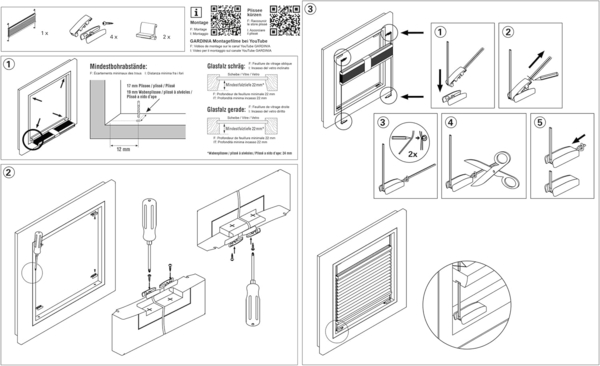 Gardinia Wabenplissee Concept Tageslicht Weiß, 70-130x100-130 cm Bild 9