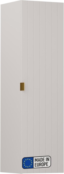 BADEDU ESLA Hochschrank 31 cm breit, Grau
