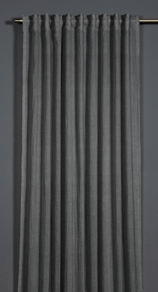 Sehlbach Fertigschal mit Gardinenband Struktur 135 x 245 cm anthrazit