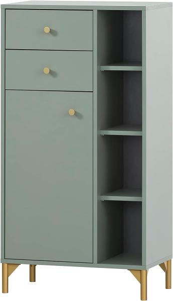 SCHILDMEYER Highboard Badkommode Badschrank Kommode Hochschrank Ando Pistazie