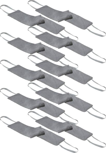 Erwin Müller Waschhandschuh Waschgurt 10er-Pack, Uni