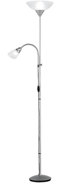Elegante Stehleuchte mit verstellbarem Lesearm ERZWO