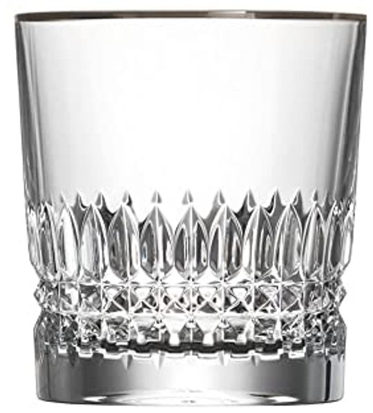 Whiskyglas Kristall Empire Platin clear (9,3 cm)