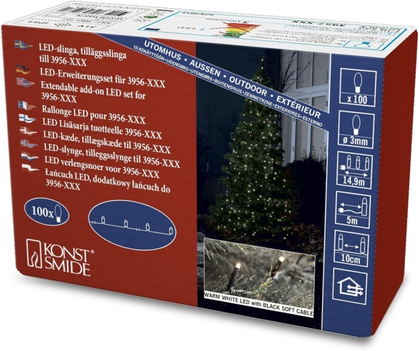 KONSTSMIDE No. 3957-107 Micro LED Kompakt System Erweiterung IP44