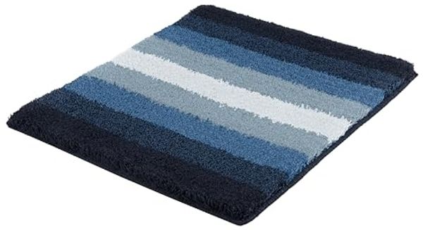 MEUSCH Badematte Palace, Höhe 23 mm, rutschhemmend beschichtet, fußbodenheizungsgeeignet, Kunstfaser, rechteckig, Badteppich, gestreift, mit Farbverlauf, waschbar