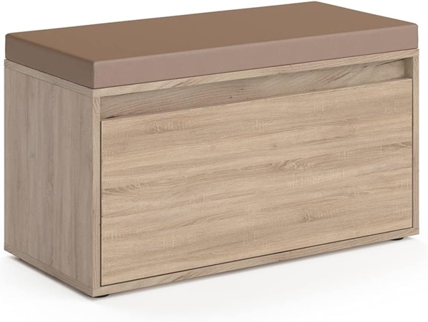 Schuhbank Iker Sonoma 80 x 45 cm Vicco