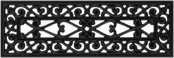 vidaXL Stufenmatte Stufenmatten 5 Stk. 25x75 cm Gummi, Rechteckig, Höhe: 0.4 mm