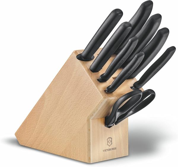 Victorinox Zubereitungsmesser Classic Messerblock 9-teilig
