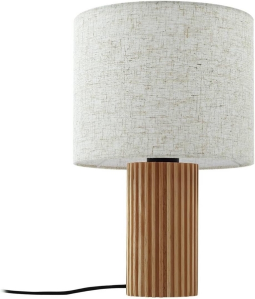 Lindby Tischleuchte Kimiko, Holz IP20, 1 x 15 W LED