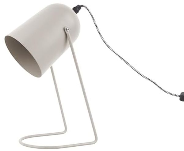Leitmotiv Tischlampe – Grau Grau