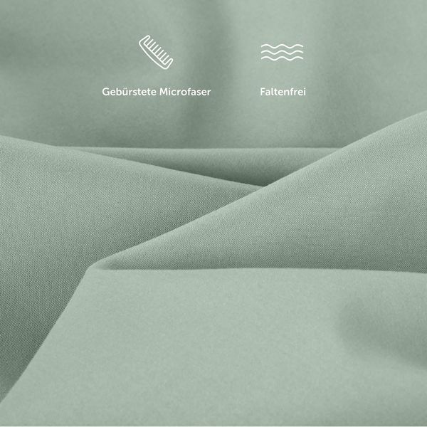Blumtal® Spannbettlaken 120x200 cm - Bettlaken 120x200 aus Microfaser im 2er Set - Oekotex zertifiziertes Spannbetttuch 120x200 - Spannbettlaken 120x200 / Spannleintuch 120x200 cm - Summer Green - Grün Bild 4