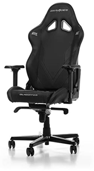 DXRacer (das Orginal) Gladiator G001 Gaming Stuhl, Kunstleder, Schwarz, 200 cm