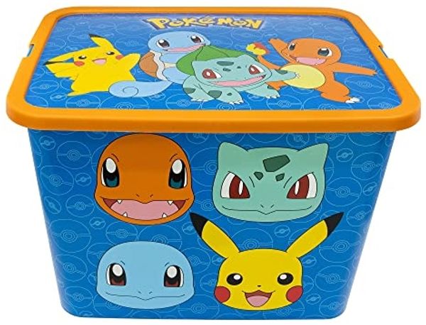 Pokemon Spielzeug-Click Box Aufbewahrungsbox Ideale Aufbewahrungslösung für Spielzeug 23 Liter
