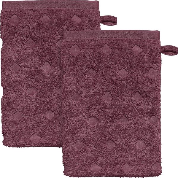 Erwin Müller Waschhandschuh Waschhandschuh "Baden-Baden" 2er-Pack, Frottier (2-St), Walk-Frottier Uni
