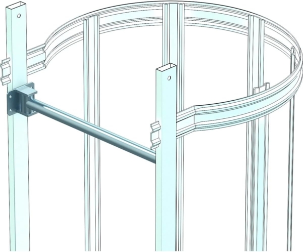 Zarges Sicherungsschranke Einarmausführung Schwerkraftverschluß Stahl verzinkt
