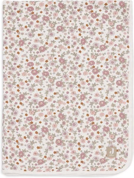 Jollein Retro Flowers Babydecke - Jersey Multicolo