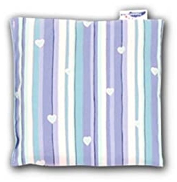 Theraline Kirschkernkissen 23 x 26 cm Streifen blau Kirschkerne