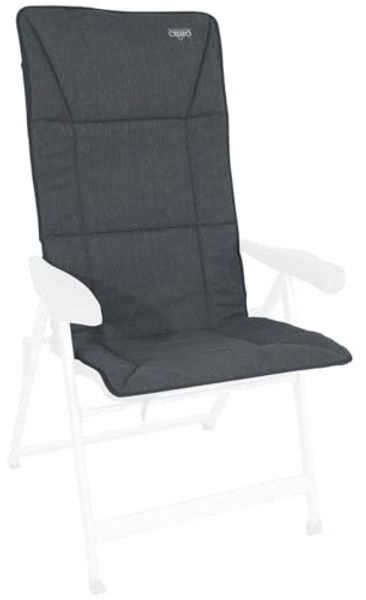 Crespo Hochlehnerauflage Hochlehner Garten Stuhl Auflage, HC 237 Camping Sitz Kissen Beheizbar Akku