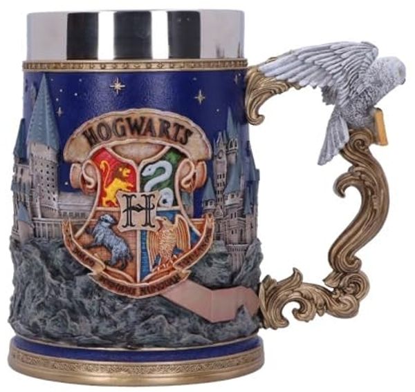 Nemesis Now B5795U1 Harry Potter Hogwarts Collectible Tankard, Blau, 15.5cm
