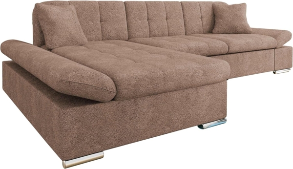 Ecksofa Montana (Farbe: Coral 45, Seite: Links)