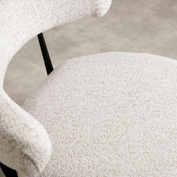 IDIMEX Loungesessel ISOMA, Wohnzimmerset mit Relaxsessel und Beistelltisch modernes design beige Bild 6