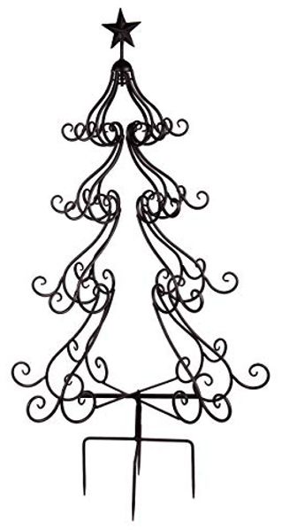 UNUS GARDEN Gartenstecker Stecker Zink Weihnachtsbaum (1-St, 123 x 66 cm (HxB) Weihnachtsbaum Weihnachtsfigur Tanne Metall Figur Deko Weihnachtsdeko