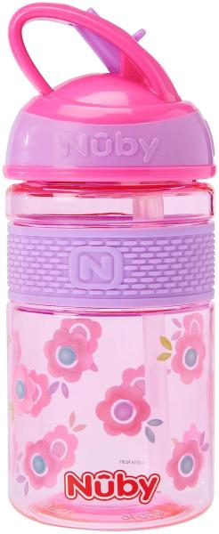 Nuby 2-in-1-Trinkbecher Rosa / Grau Rosa