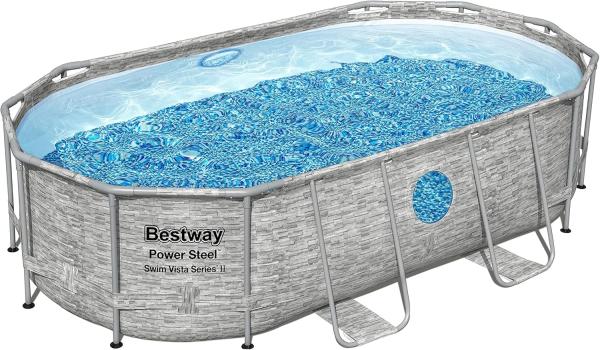 Bestway 'Power Steel Swim Vista Series™ 427 x 250 x 100 cm' Frame Pool Komplettset