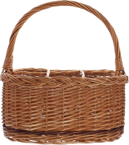 Flaschenkorb "Rustico", für 6 Flaschen Einkaufskorb Picnickorb Aufbewahrungskorb Bild 4