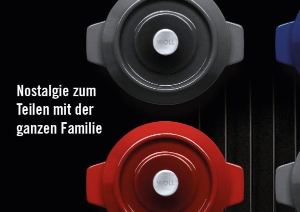 WOLL Iron Gusseisentopf rund Ø 28 cm 3,7 L raue Emaillierung Selbstberieselungsdeckel Induktion & Ofen bis 300 °C Spülmaschinenfest Bild 6